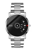 Oruss Silver Stainless Steel Water Resistant Watch - 3