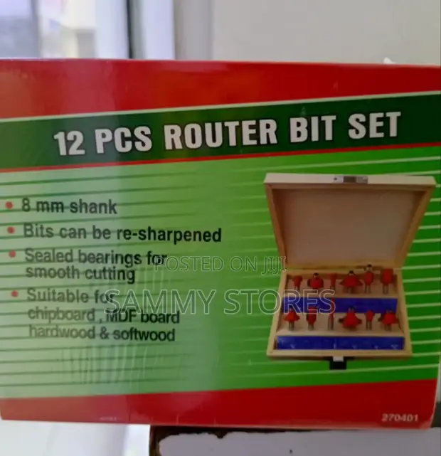 Professional Wood Router Cutter Bits - Durable & Sharp - 1