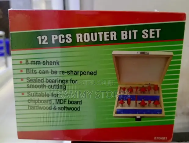 Carbide Router Bits - Wood Cutting & Shaping Set - 1