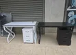 Modern Stylish Office Desk with Cabinet - 1