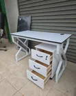 Modern Stylish Office Desk with Cabinet - 2