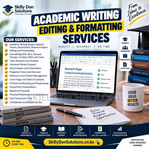 Academic Writing, Editing & Referencing Services - 1