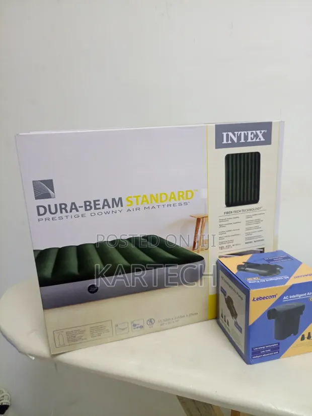 Intex Dura-Beam 5x6 Standard 2-Person Air Bed - 1