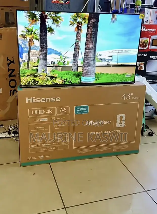 Hisense 43" A6QKEN UHD TV with Bluetooth - 1