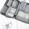 8pcs Travel Luggage Organizers with Toiletry Case - 2