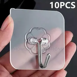 10pcs Strong Adhesive Wall Hooks