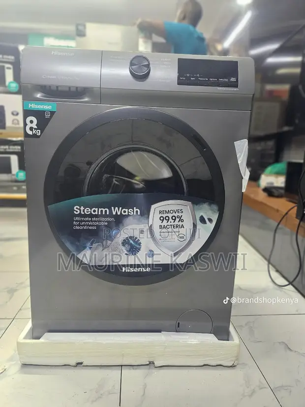 Hisense 8kg Front Load Washing Machine with Inverter Motor - 1