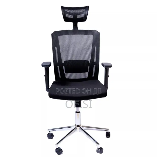 Ergonomic Office Chair with Adjustment Knob - 1