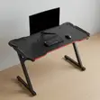 Gaming Desk / Home Office Computer Desk - Black - 1