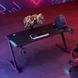 Gaming Desk / Home Office Computer Desk - Black - 3