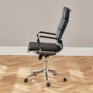 High-Back Leather Office Chair