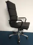 High-Back Leather Office Chair - 5