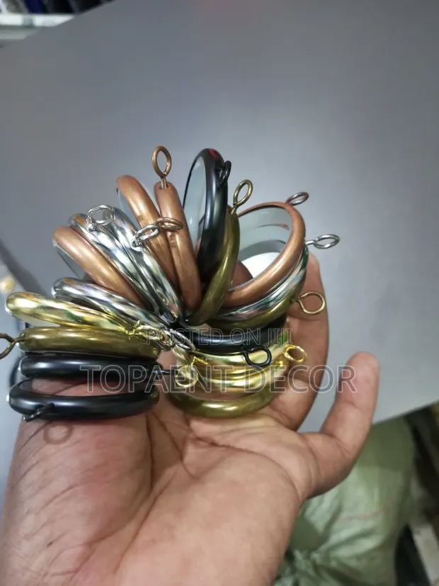 Metallic Drapery Rings - All Colours Available - 1