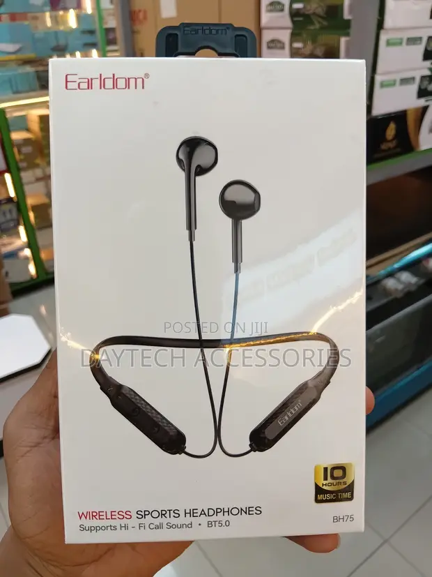 Earldom BH75 Wireless Sports Neckband Headphones - 1