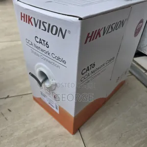 Hikvision CAT6 UTP Cable - Sanduku Kamili 305M, 75% Copper