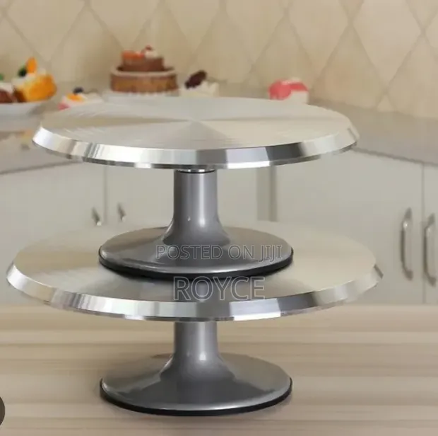 Stainless Steel Cake Turntable - 1