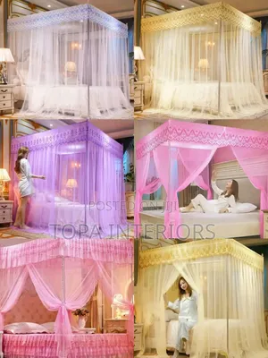 Quality Polyester Mosquito Net - Square King Size