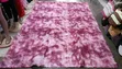 Beautiful Colour Pop Fluffy Carpet - Red - 1