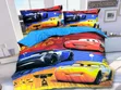 Blue Kids Cartoon Duvet Set with Bedsheets & Cases - 1