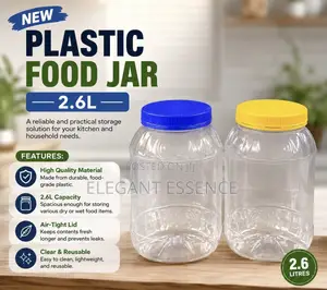 Plastic Food Jar 2.6L
