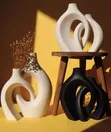 Ceramic Twin Vases - Brand New - 1