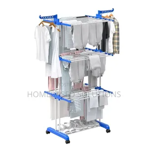 Foldable Moving Drying Rack for Salon & Home