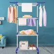 Foldable Moving Drying Rack for Salon & Home - 2