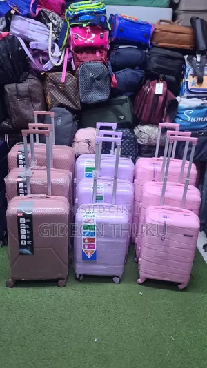 3-Piece Unbreakable PP Suitcase Set