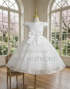 Girls Flower Girl Dress (3-10 Yrs) - White