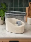 10kg Acrylic Food Storage Container with Scoop - 1