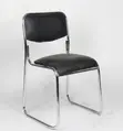 Stackable Office Chair with Chrome Frame - 4