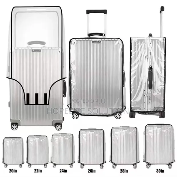 Clear Quality Suitcase Cover - 1