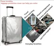 Clear Quality Suitcase Cover - 4