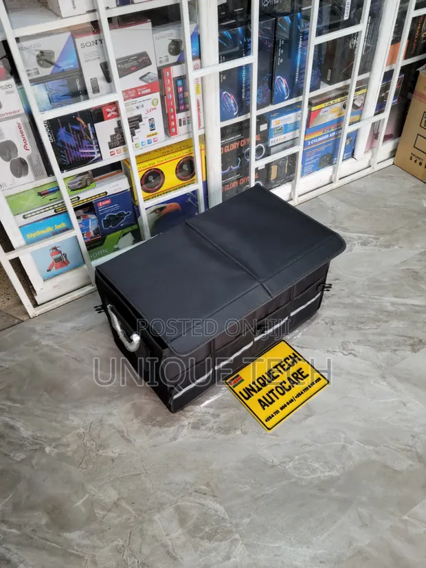 Foldable Car Boot Organizer | Oxford Fabric Storage Box - 1