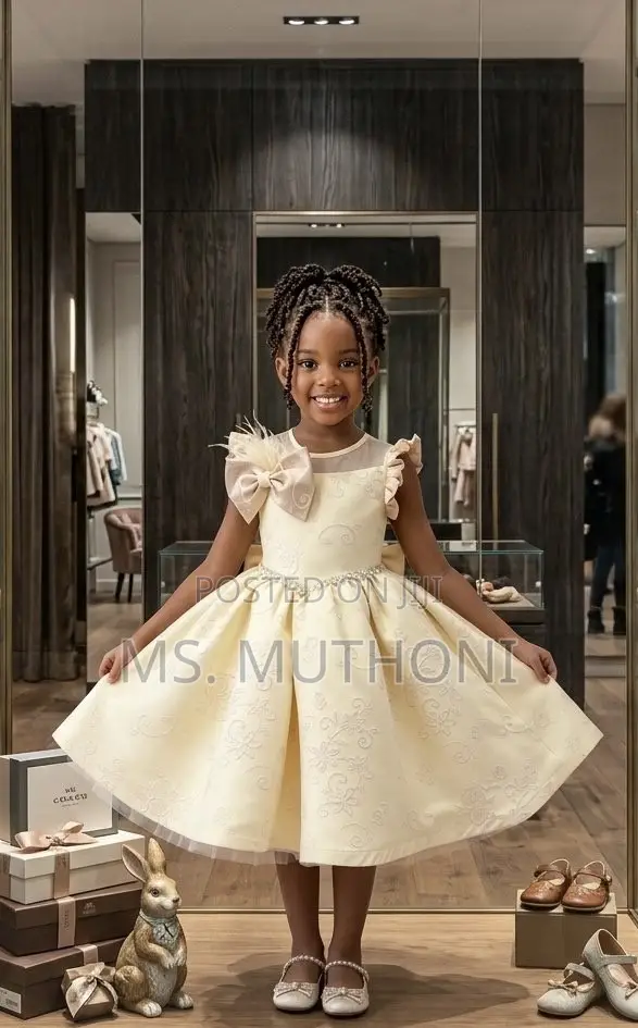 The Buttercup Whisper Party Dress (3-9 Yrs) - 1