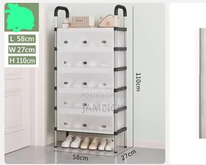 7-Tier Closed Shoe Rack