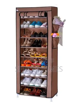 9-Layer Shoe Rack with Cover
