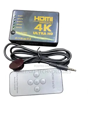 HDMI Switch 5-in-1 Ultra HD with Remote