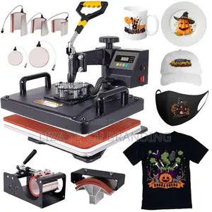 8-in-1 Heat Press Transfer Sublimation Machine