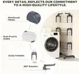 4-Tier Foldable Clothes Drying Rack - 3