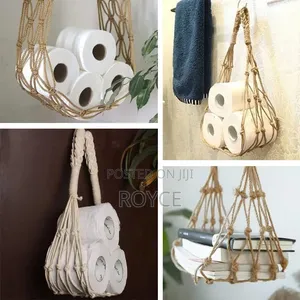 Nordic Style Hanging Rope Toilet Paper Holder