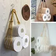 Nordic Style Hanging Rope Toilet Paper Holder - 2