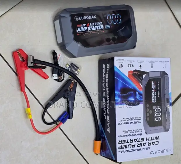 Euromax 12V Multifunctional Car Jump Starter & Power Bank - 1