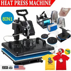 8-in-1 Multifunctional Heat Press Transfer Machine