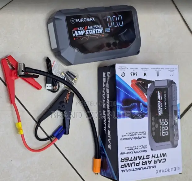 Euromax EMK3 Multifunctional Jump Starter Kit with Inflator - 1