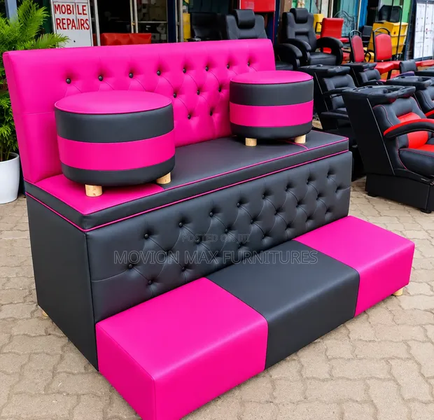 Pedicure Chairs with Stools - Brand New - 1