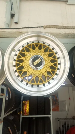14 Inch BBS Yellow Rims (4x100/4x114.3)
