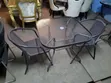 Outdoor Rattan Square Table With Chairs - 2