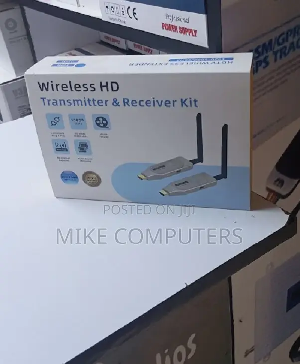 100M Wireless HDMI Extender - Full HD Transmitter Receiver Kit - 1