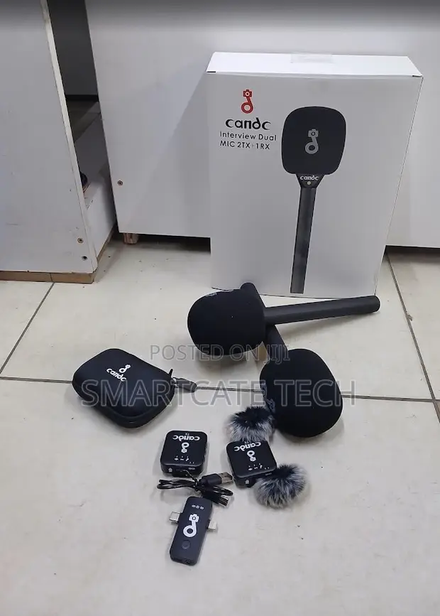 C&C Wireless Microphone Set - 2 Transmitters, 1 Receiver - 1